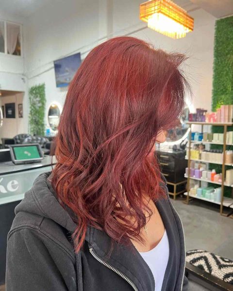 Cherry Red Hair Color in San Diego, CA